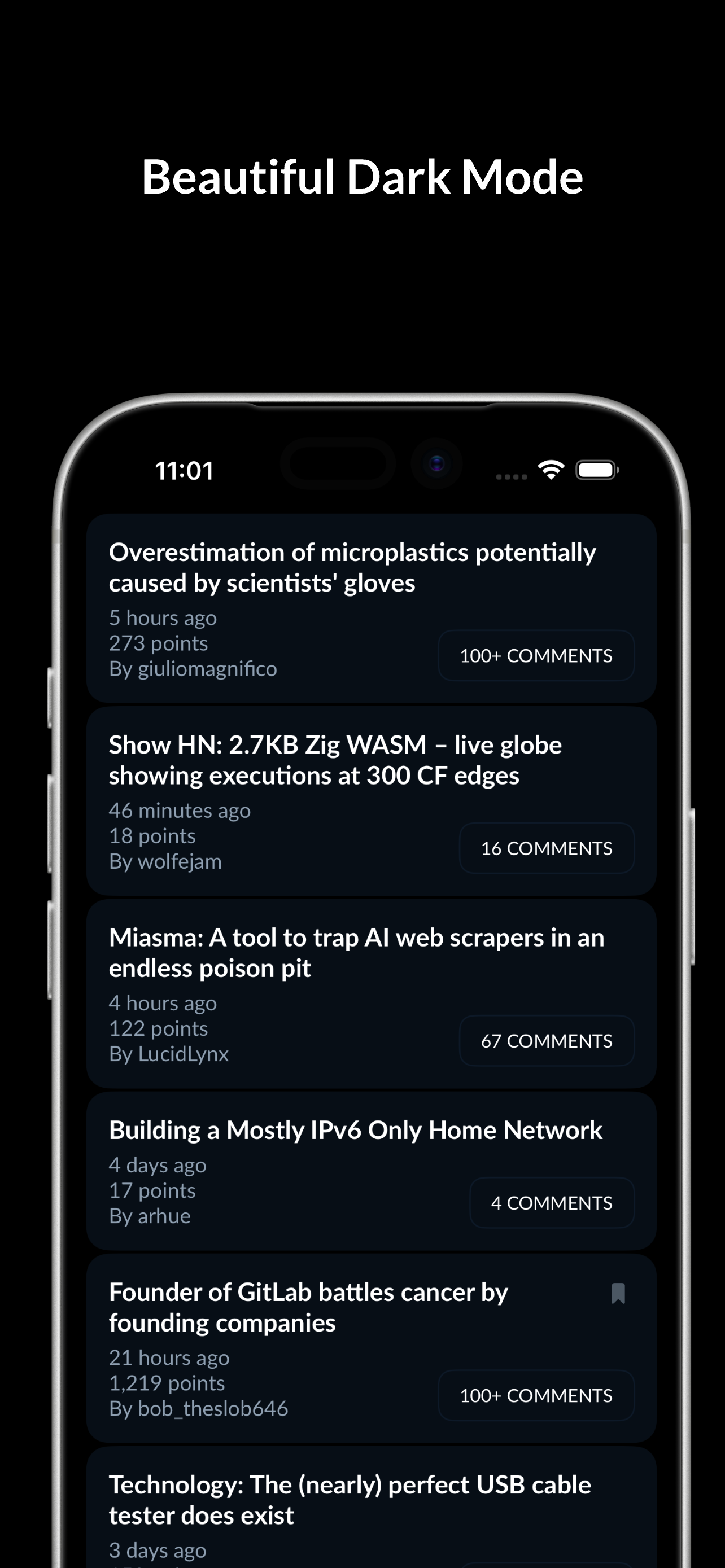 Hackery in dark mode